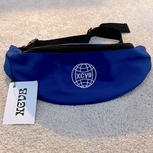 XCVB blue belt bag